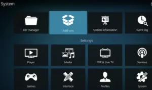 Settings kodi iptv