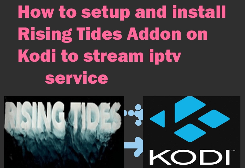 Setup and install Rising Tides Addon on Kodi 19 and Kodi 18 for IPTV Live Sports Streaming
