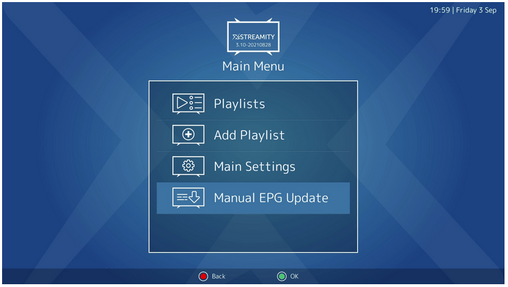 X-STREAMITY v5.05 & oscam icam anbieter