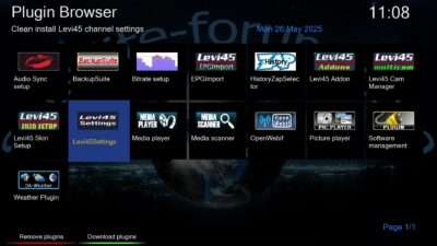 Beste Levi45 Channel List Installer v1.5 OSCam iCam 2026